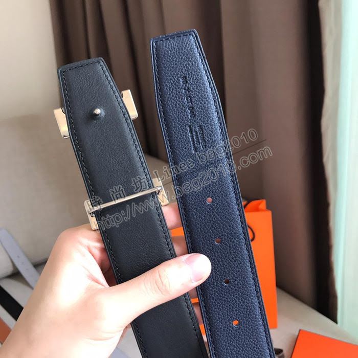HERMES皮帶 REVERSIBLE LEATHER STRAP 專櫃同步 進口原版皮 愛馬仕男士腰帶  hgh1910